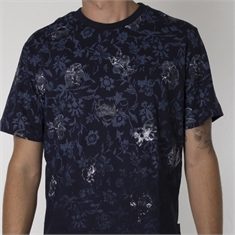 Camiseta Floral Esfumaçado - G